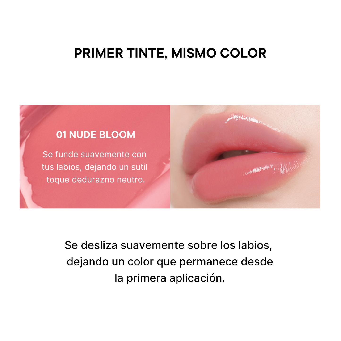 🚀 Hevvy Makeup First Stain Glow Tint - Nude Bloom