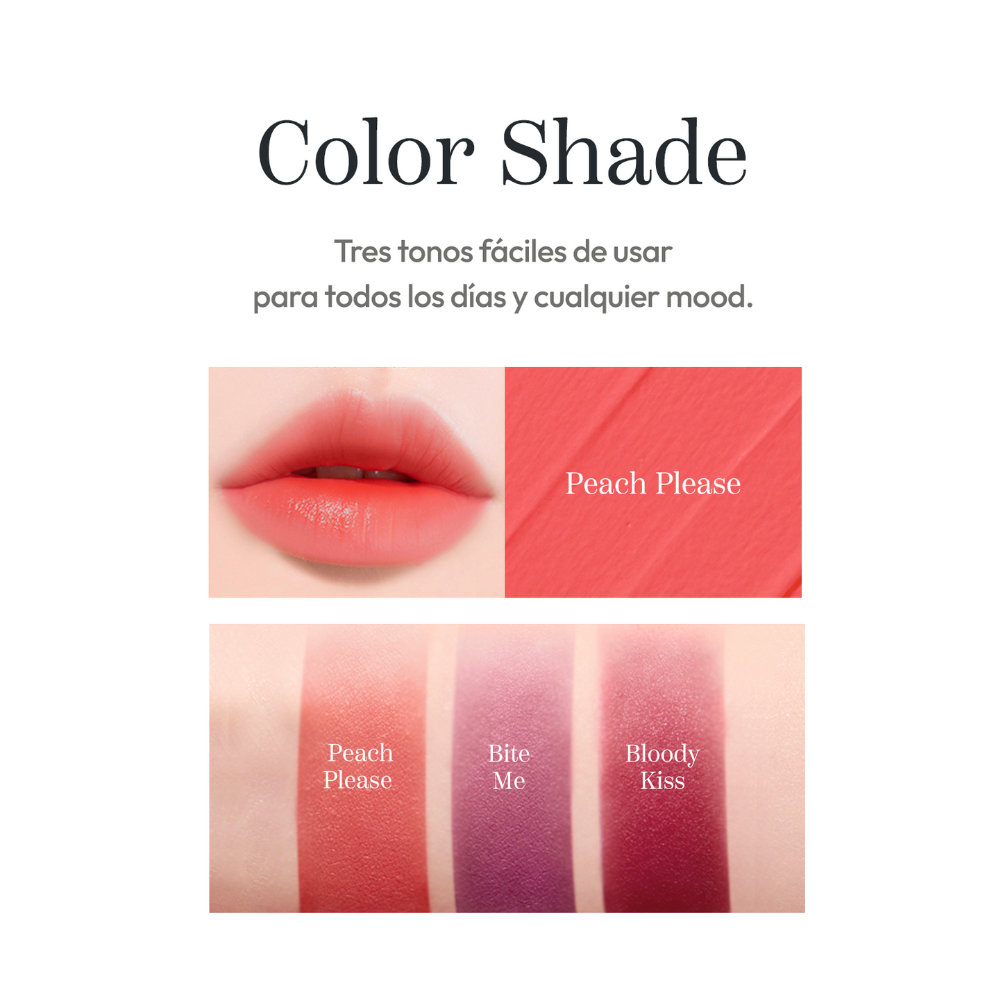 🚀 Hevvy Makeup Blurring Effect Lip Tint - Peach Please