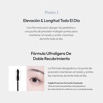 🚀 Hevvy Makeup Define Eyes Mascara Volume & Curl