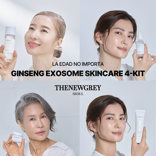 🚀 Thenewgrey Ginseng Exosome Skincare 4-Kit (Toner, Ampoule, Cream y Sun Cream)